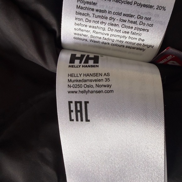 Helly Hansen for Seabourn PolarShield Puffer Winter Insulator Jacket Gray - 3XL - Picture 10 of 11